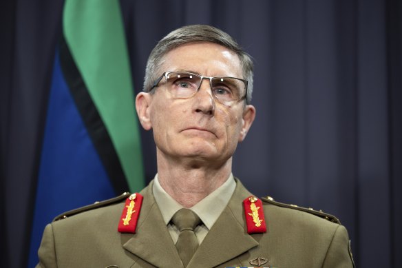Defence Force chief Angus Campbell said deep fake videos posed serious national security threats. 