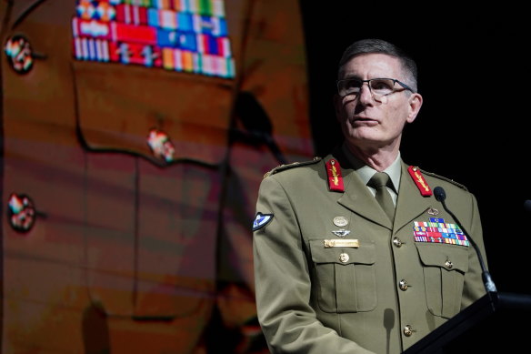 Chief of the Defence Force Angus Campbell on Thursday: Chinese actions were “unsafe and unprofessional”.