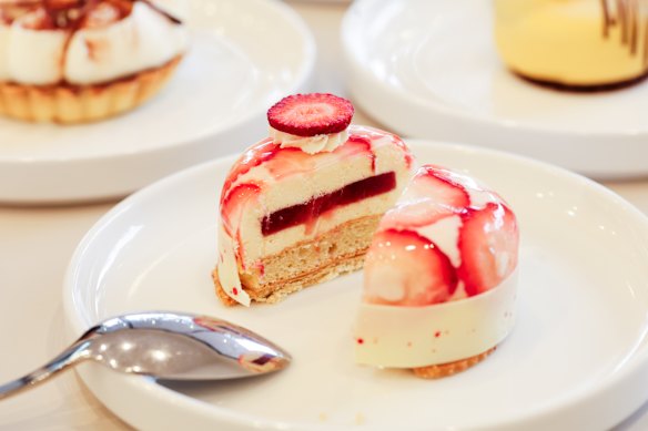 Strawberries and cream.