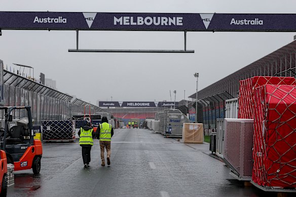 Preparation for the Australian Grand Prix is almost complete.