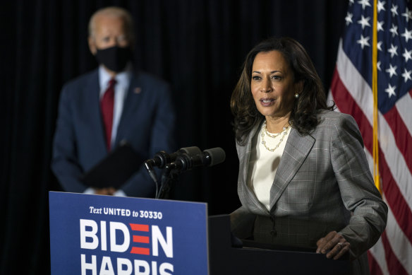 Democratic vice-presidential candidate Kamala Harris was born in California to immigrant parents.