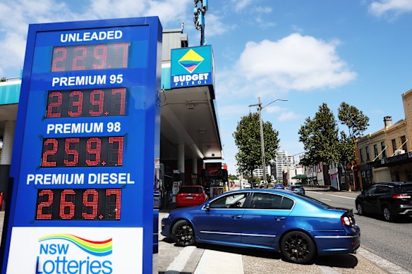 The government expects petrol to remain below $3 a litre.