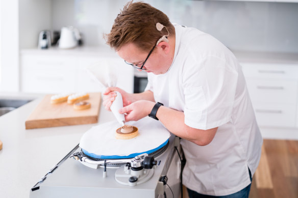 Brett Duncan of Ginger Snap Patisserie in West Melbourne. 