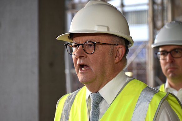 Anthony Albanese in Perth as part of the budget roadshow.