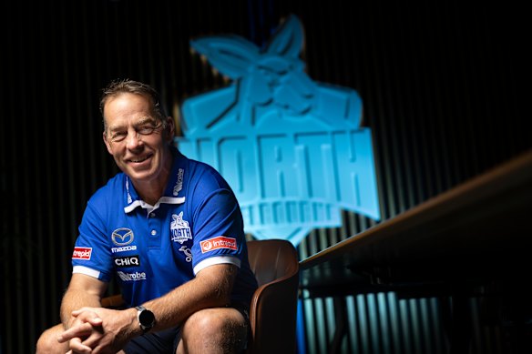 North Melbourne coach Alastair Clarkson knows the challenges facing his club, but he’s also seen sides rise from similar depths.