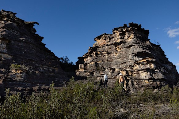 Conservationists Keith Muir and Madi Maclean fear that too many visitors could damage the delicate rock formations.