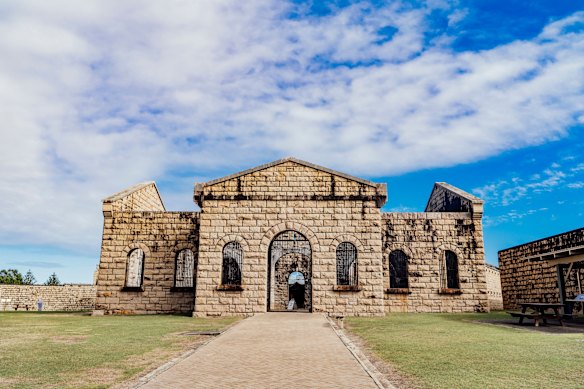 The historic ruins of Trial Bay Gaol, South West Rocks.