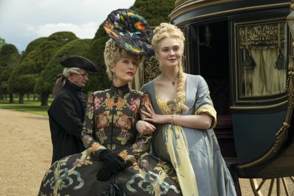 Gillian Anderson plays the mother of Catherine the Great (Elle Fanning) in season two of The Great.