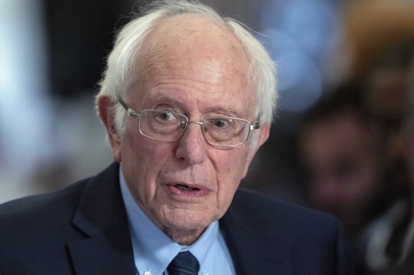 Bernie Sanders says “the United States cannot continue to be complicit in the horror that is taking place” in Gaza.