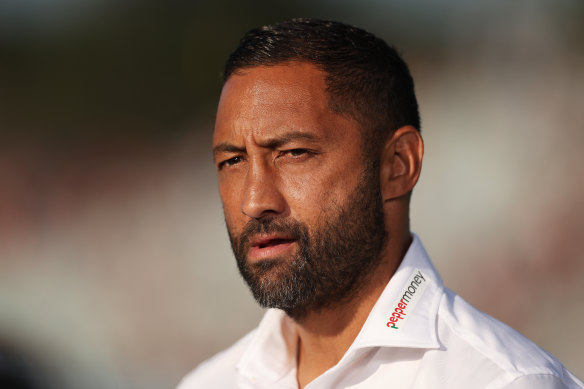 Wests Tigers coach Benji Marshall.