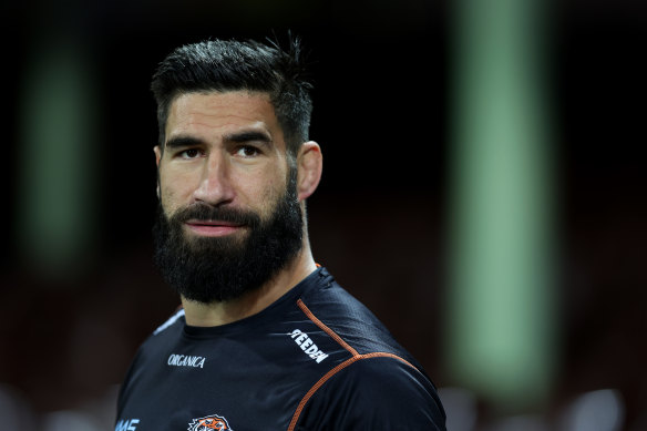 “Embarrassed and appalled”: Wests Tigers skipper James Tamou.