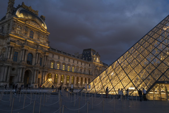 The Louvre Museum in Paris.