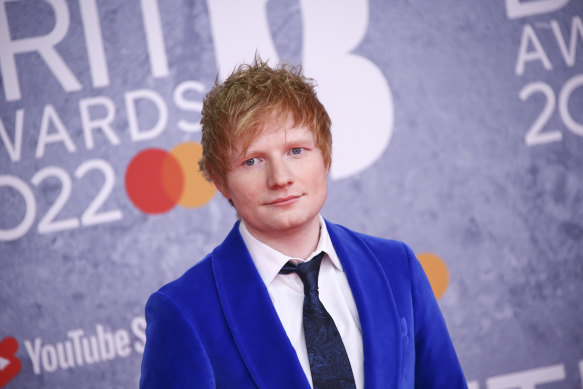 Musician Ed Sheeran.