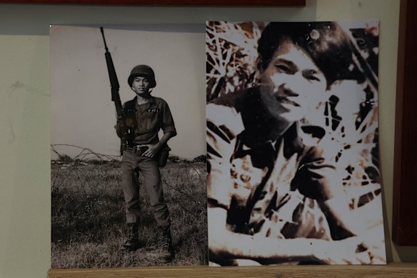 Dinh as a young man.