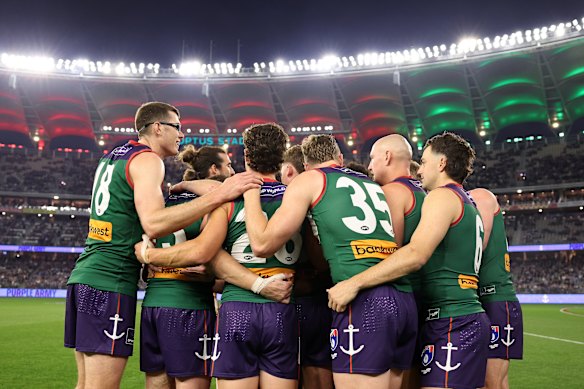 The Dockers pre-game.