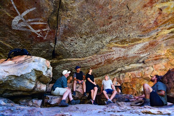 There’s rock art all over – some of it just a short drive from the lodge.
