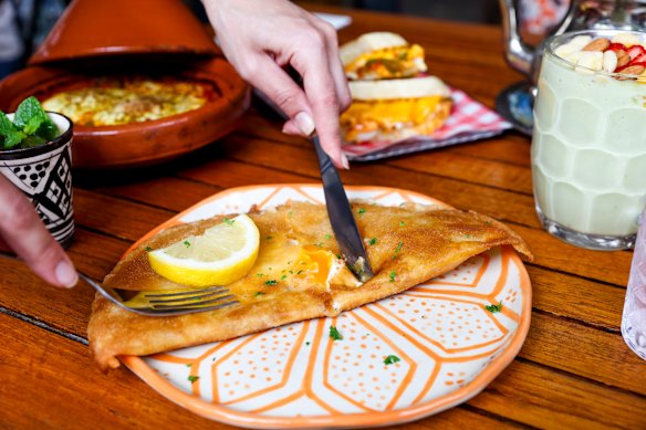Cheese and potato brick pastry.