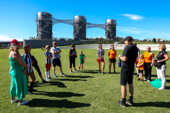 The use of sporting fields at the site remains in limbo.