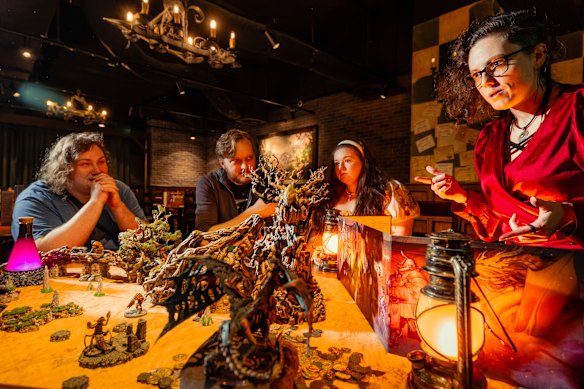 Sydney-based Dungeon Master Alicia Warren (right) says you can find campaign inspiration anywhere – from native birds to songs on the radio.