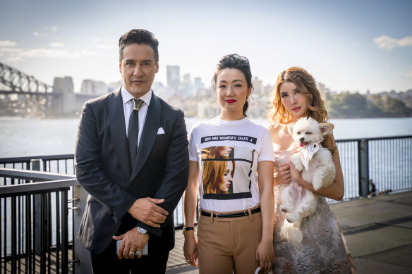Concierge Karim Gharbi looks after businesswoman Lulu Pallier and charity princess Crystal on Sydney's Crazy Rich Asians, part of 10's Pilot Week.
