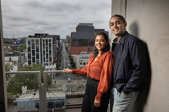 Ashish Sharma and Manali Purohit love the calm East Melbourne provides in the midst of the inner-city.