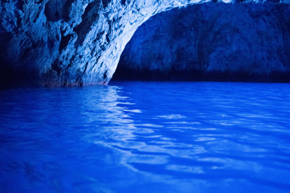 The Blue Grotto is one of Capri’s biggest attractions.