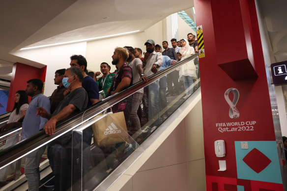 Doha’s metro system is already bursting at the seams, and the games haven’t even started yet.