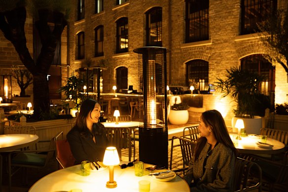 The Garden courtyard area.