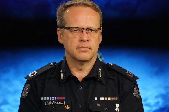Victoria Police Deputy Commissioner Neil Paterson’s contract will end in July.