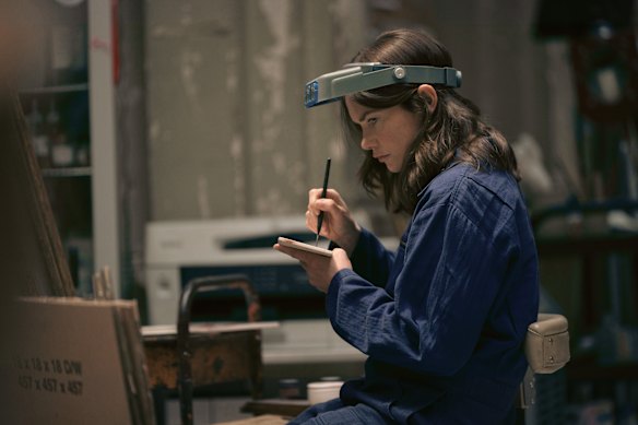 Ruth Wilson as art restorer Sarah Trafford in Down Cemetery Road. 