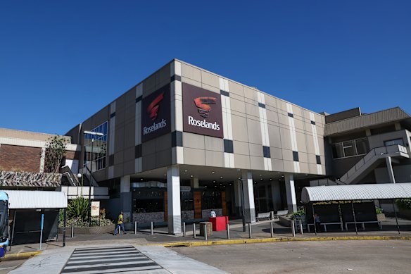 The Roselands shopping centre as it looks today.