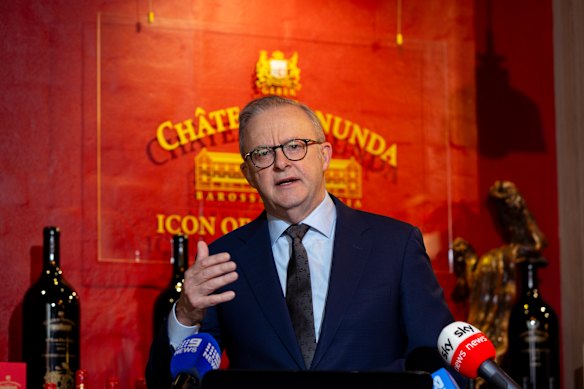 On Friday, Anthony Albanese visited an Australian winemaker who has benefited from the restoration of trade with China.