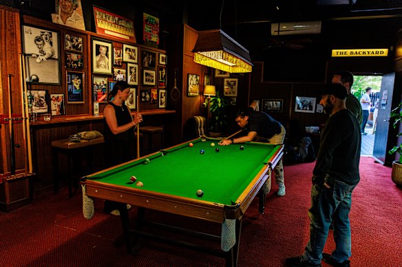 Friday afternoon pool at The Bob Hawke Beer & Leisure Centre in Marrickville.