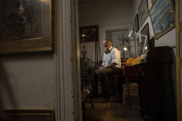 Steven Ewenson in his store, Gray’s Affordable Quality Items. Locals love it for the well-chosen second hand goods on offer – often being sold for other locals.