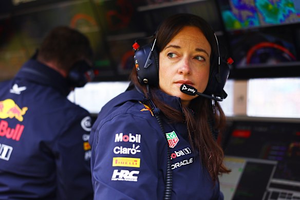 Red Bull strategist Hannah Schmitz 