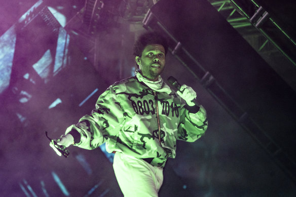 The Weeknd (Abel Tesfaye) is known for his extravagant stage shows.