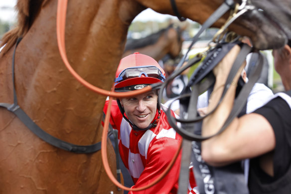 Tommy Berry enjoyed getting one over his mate, rival jockey Brenton Avdulla.