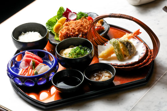 Azuma’s bento lunch is no quick food-court commodity.