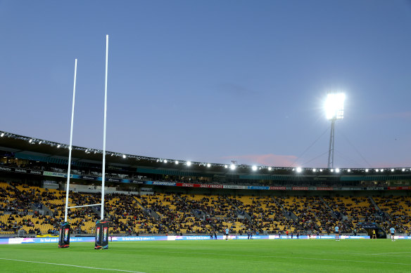 Sky Stadium in all its glory.