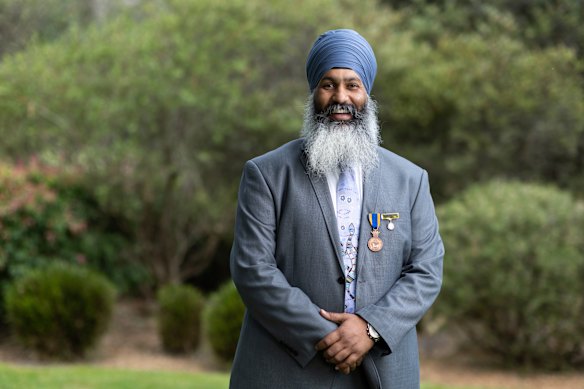 Amar Singh, founder of Turbans 4 Australia. 