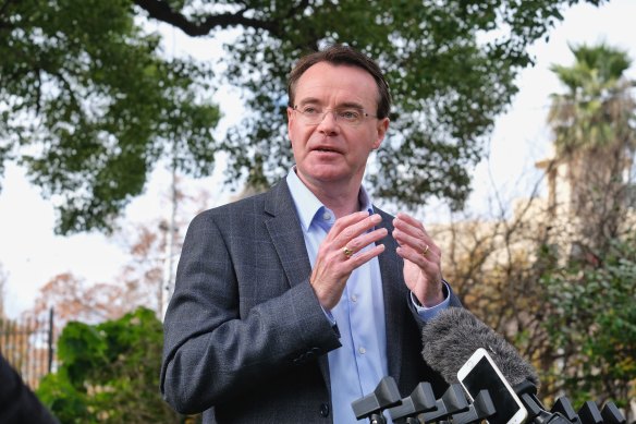 Victorian opposition leader Michael O'Brien called Mr Finn's post 'inappropriate'.