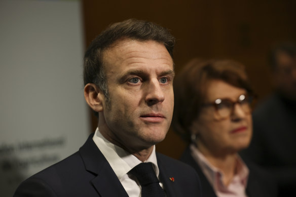 French President Emmanuel Macron said the stabbing attack in Mulhouse was terrorism.