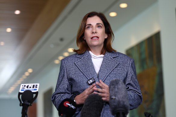 Communications Minister Anika Wells.