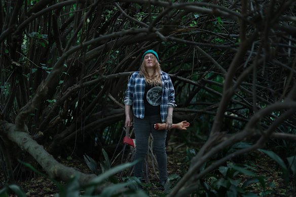 A live slasher show with characters who break into song and dance? That’s Geraldine Quinn’s dream.