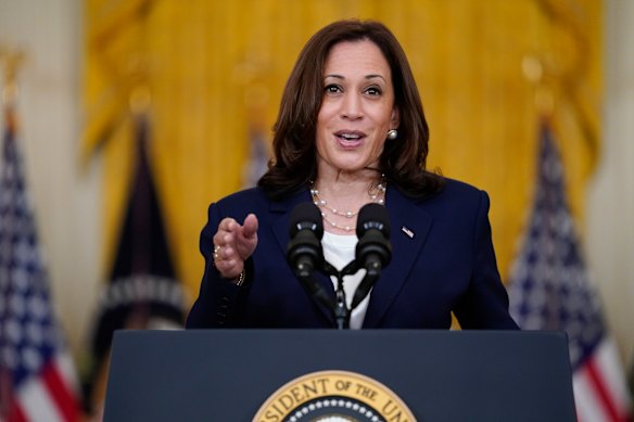 Kamala Harris is the first woman of colour to become vice-president of the United States.