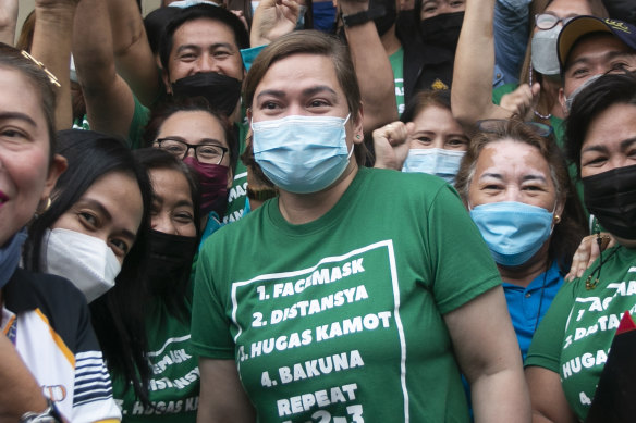 Sara Duterte-Carpio had led presidential polls but has opted to run for the vice-presidency.