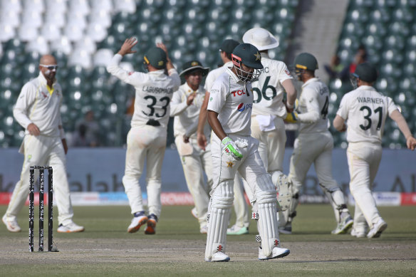 Babar Azam’s exit on the final day of the series was a triumph of Australian persistence and planning.