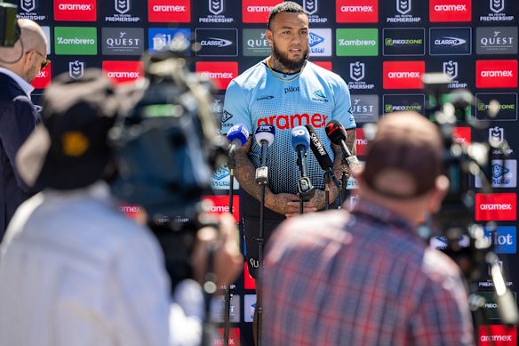 Addin Fonua-Blake has been recognised as Dally M prop of the year the past three seasons.