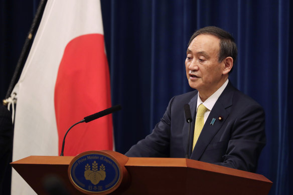 Japanese Prime Minister Yoshihide Suga.