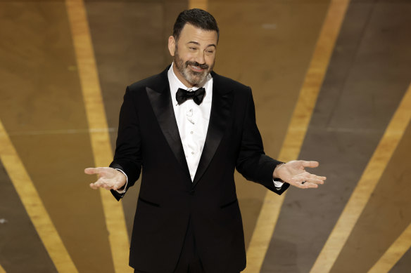 Oscars 2023 host Jimmy Kimmel poked fun at Hollywood during his opening monologue.
